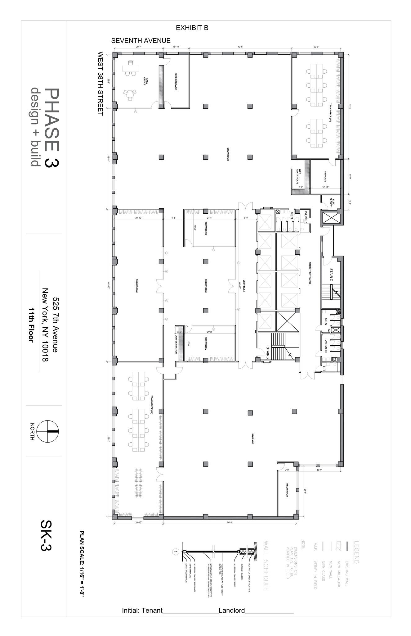 525 Seventh Ave, New York, NY à louer Plan de site– Image 1 sur 7