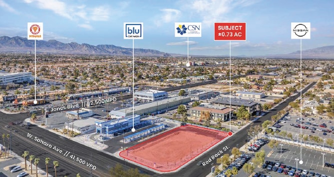 5950 W Sahara Ave, Las Vegas, NV à louer - Aérien – Image 3 sur 16