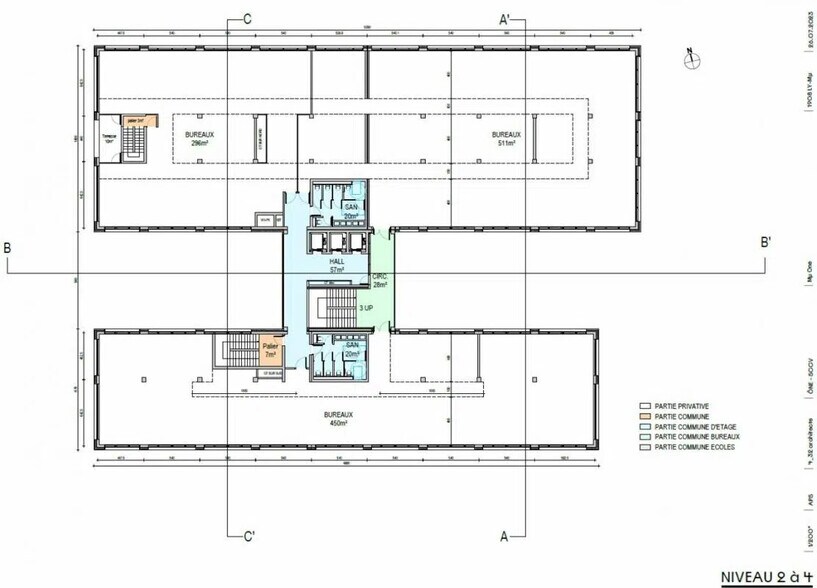 Bureau dans La Mulatière à louer - Plan d’étage – Image 3 sur 9