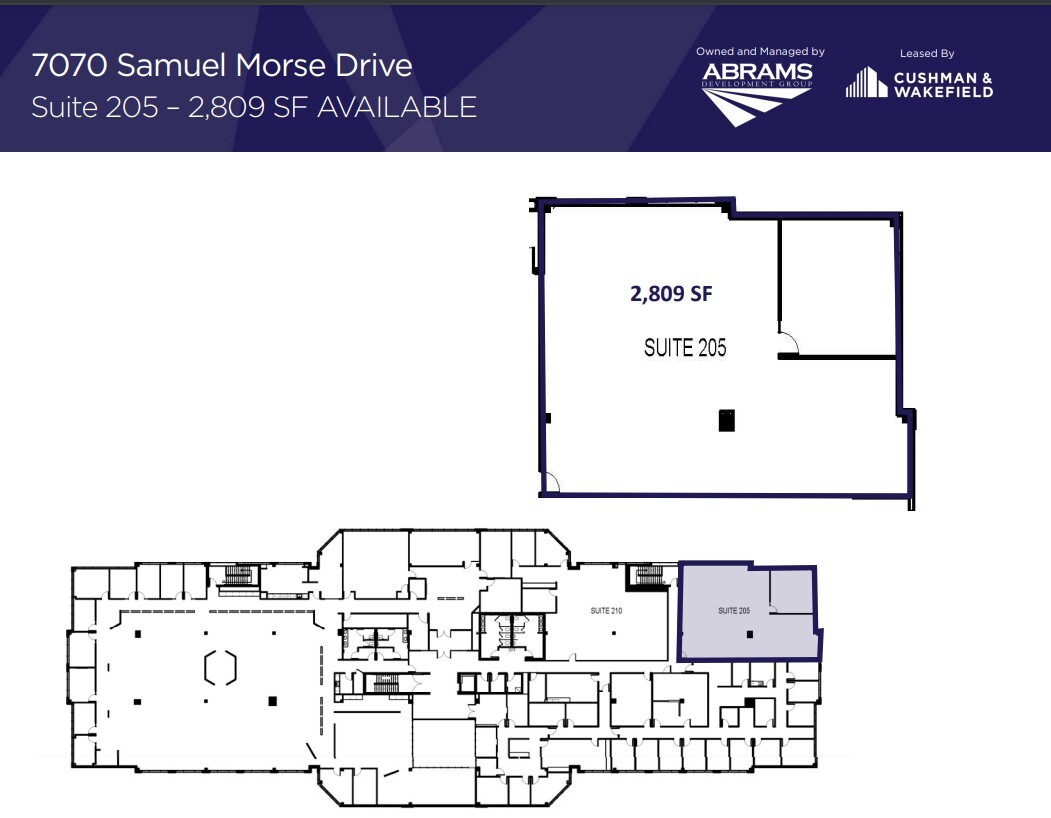 7070 Samuel Morse Dr, Columbia, MD à louer Plan d’étage– Image 1 sur 1