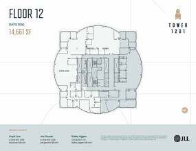 1201 3rd Ave, Seattle, WA à louer Plan d’étage– Image 1 sur 1