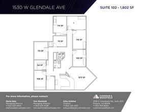 1530 W Glendale Ave, Phoenix, AZ à louer Plan de site– Image 1 sur 1
