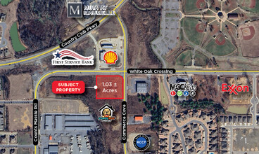 White Oak Xing, Maumelle, AR - VUE AÉRIENNE  vue de carte - Image1