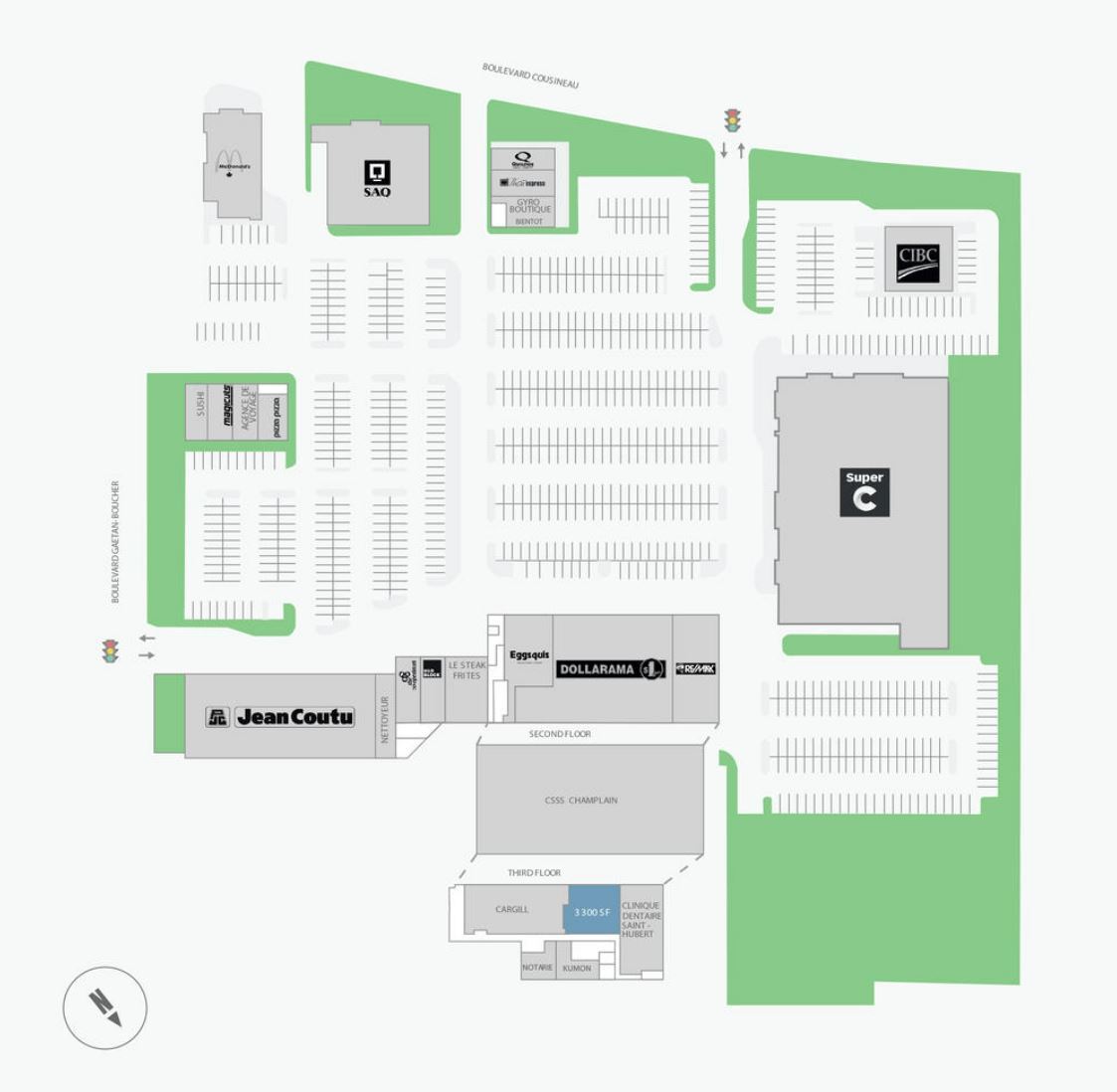 5900-5990 Boul Cousineau, Longueuil, QC à louer Plan de site– Image 1 sur 1