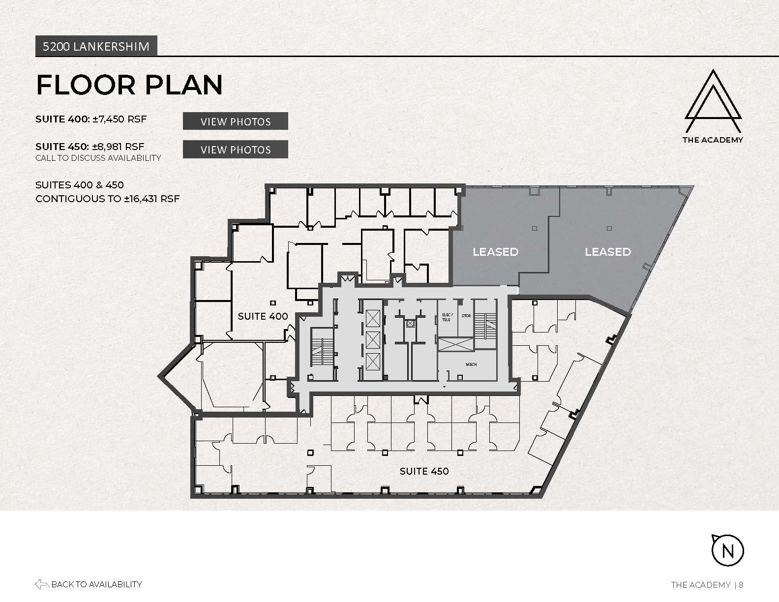 5200 Lankershim Blvd, North Hollywood, CA à louer Plan d’étage– Image 1 sur 1