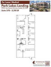 9701 N Sam Houston Pky, Humble, TX à louer Plan d’étage– Image 2 sur 6