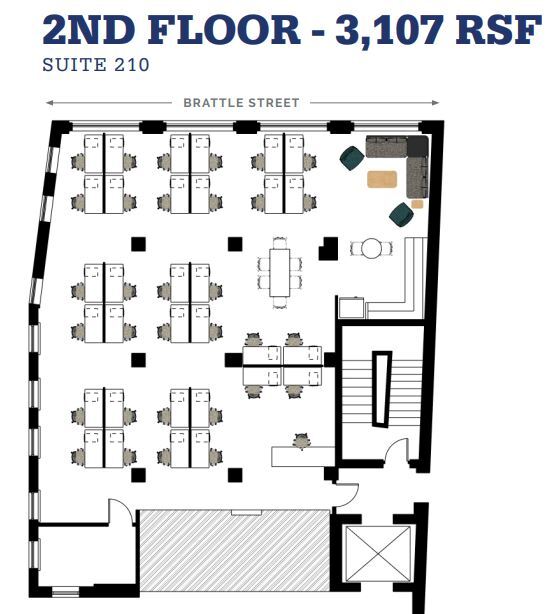 18-24 Brattle St, Cambridge, MA à louer Plan d’étage– Image 1 sur 6