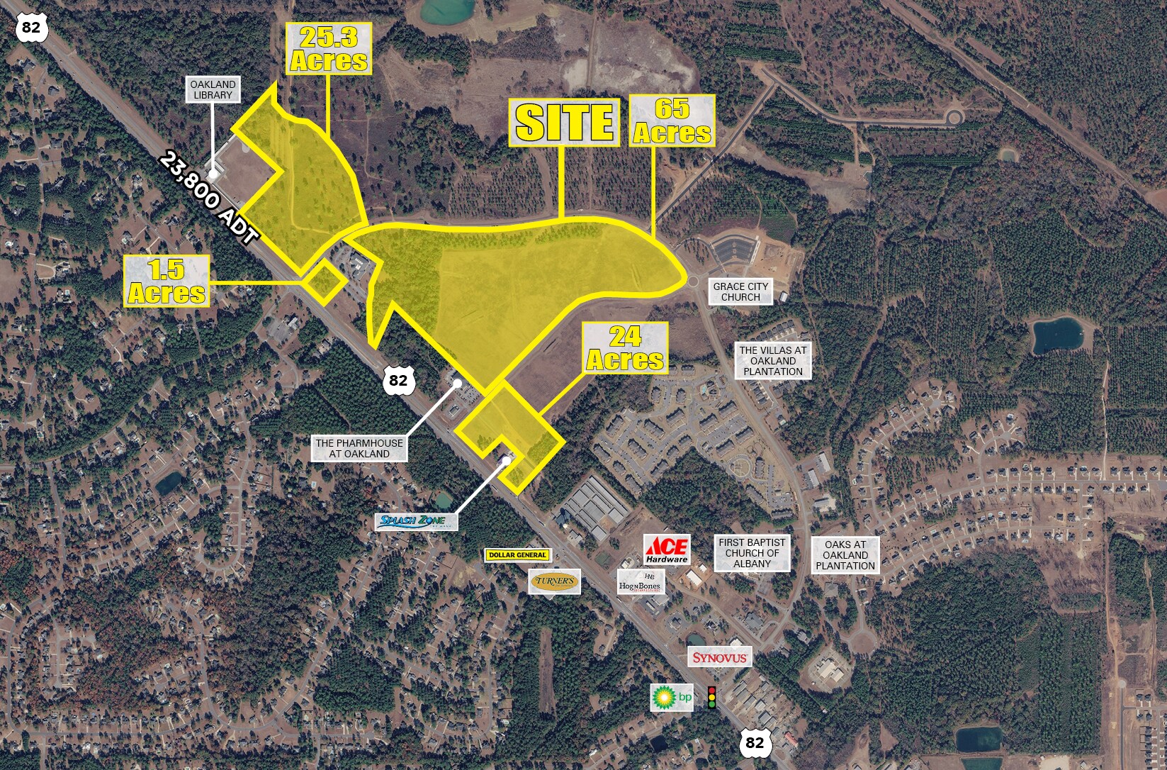 U.S. 82 & Oakland Pkwy, Leesburg, GA à vendre Photo de l’immeuble– Image 1 sur 3
