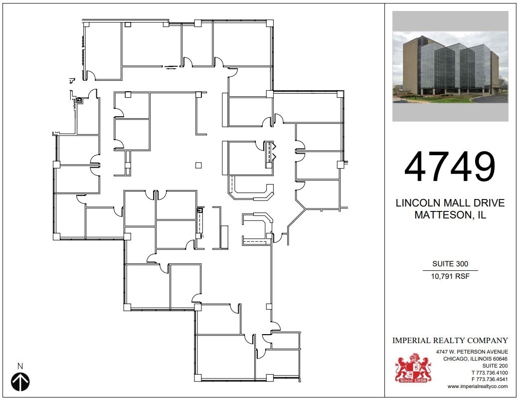4749 Lincoln Mall Dr, Matteson, IL à louer Plan d’étage– Image 1 sur 12