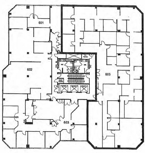 250 Dundas St W, Toronto, ON à louer Plan d’étage– Image 1 sur 1