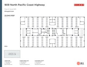 909 N Pacific Coast Hwy, El Segundo, CA à louer Plan de site– Image 1 sur 1