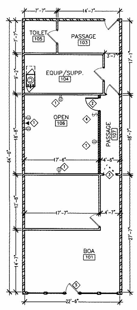 13348-13354 Lincoln Way, Auburn, CA à louer Plan d’étage– Image 1 sur 2