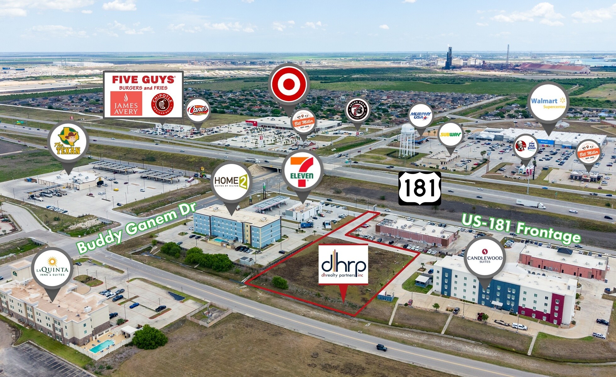 US-181 Hwy Frontage, Portland, TX à vendre Photo de l’immeuble– Image 1 sur 8