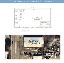 2220 Carson St, Haltom City, TX à louer Plan d’étage– Image 1 sur 1