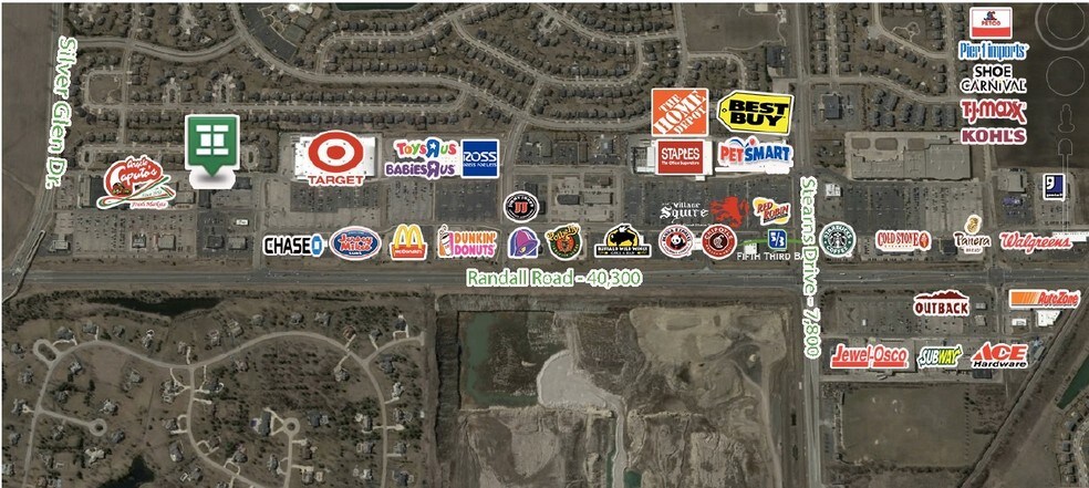 558-586 Randall Rd, South Elgin, IL à louer - Photo de l’immeuble – Image 2 sur 6