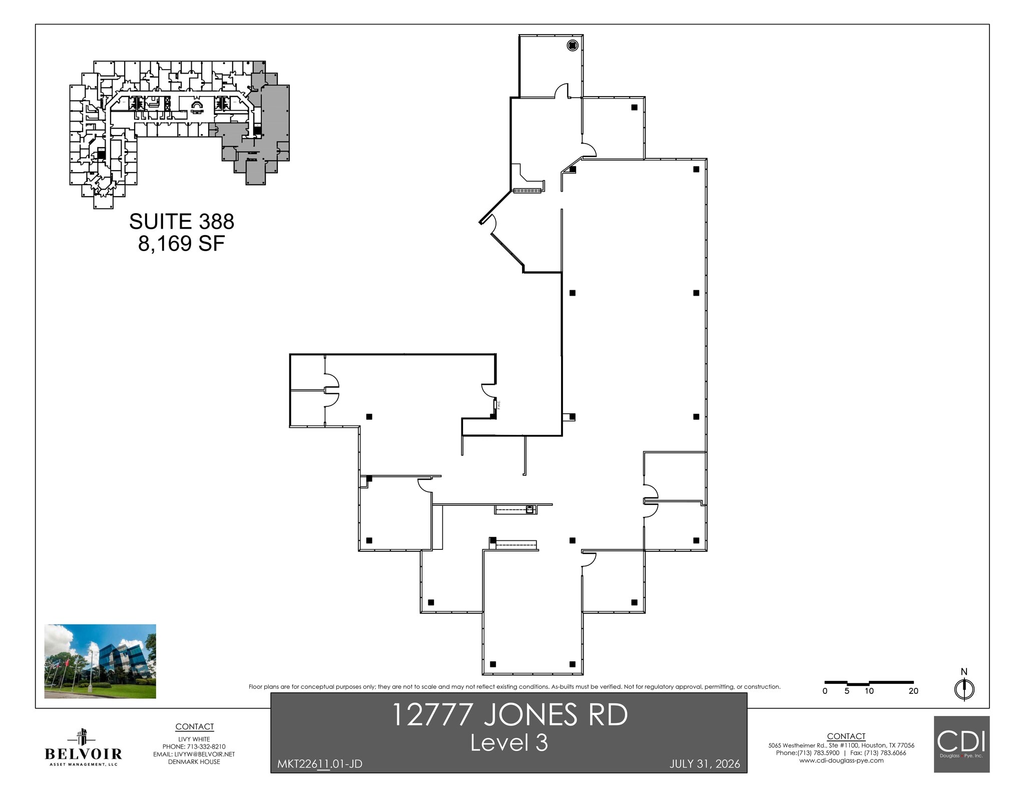 12777 Jones Rd, Houston, TX à louer Plan de site– Image 1 sur 1