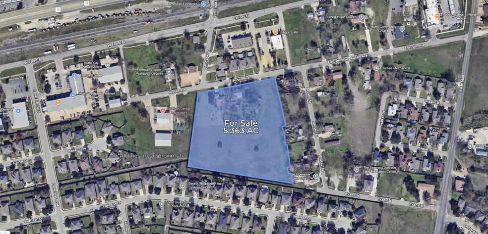 101-105 Austin Ave, Hutto, TX à vendre - Photo principale – Image 1 sur 7