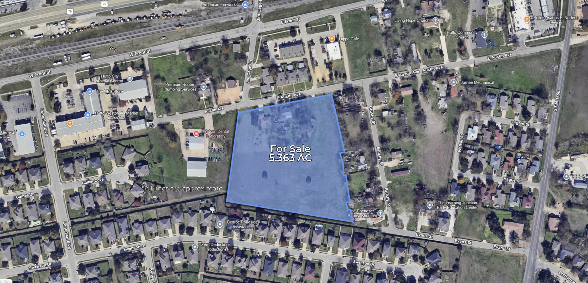 101-105 Austin Ave, Hutto, TX à vendre Photo principale– Image 1 sur 8