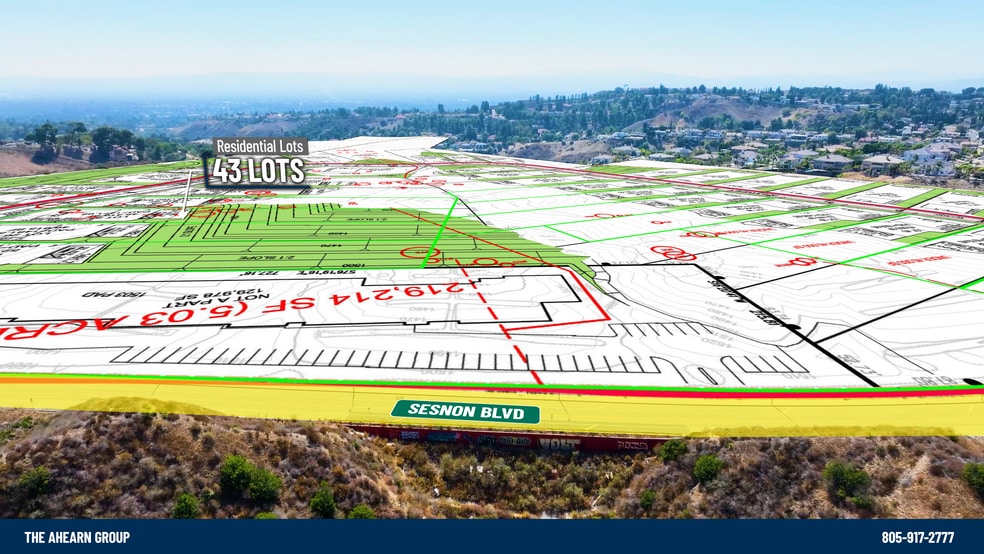 Sesnon Boulevard, Granada Hills, CA à vendre - Aérien – Image 3 sur 17