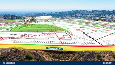 Sesnon Boulevard, Granada Hills, CA - Vue aérienne  vue de carte - Image1