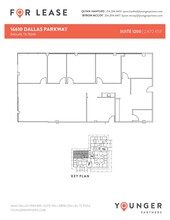 16610 N Dallas Pky, Dallas, TX à louer Plan d’étage– Image 1 sur 1