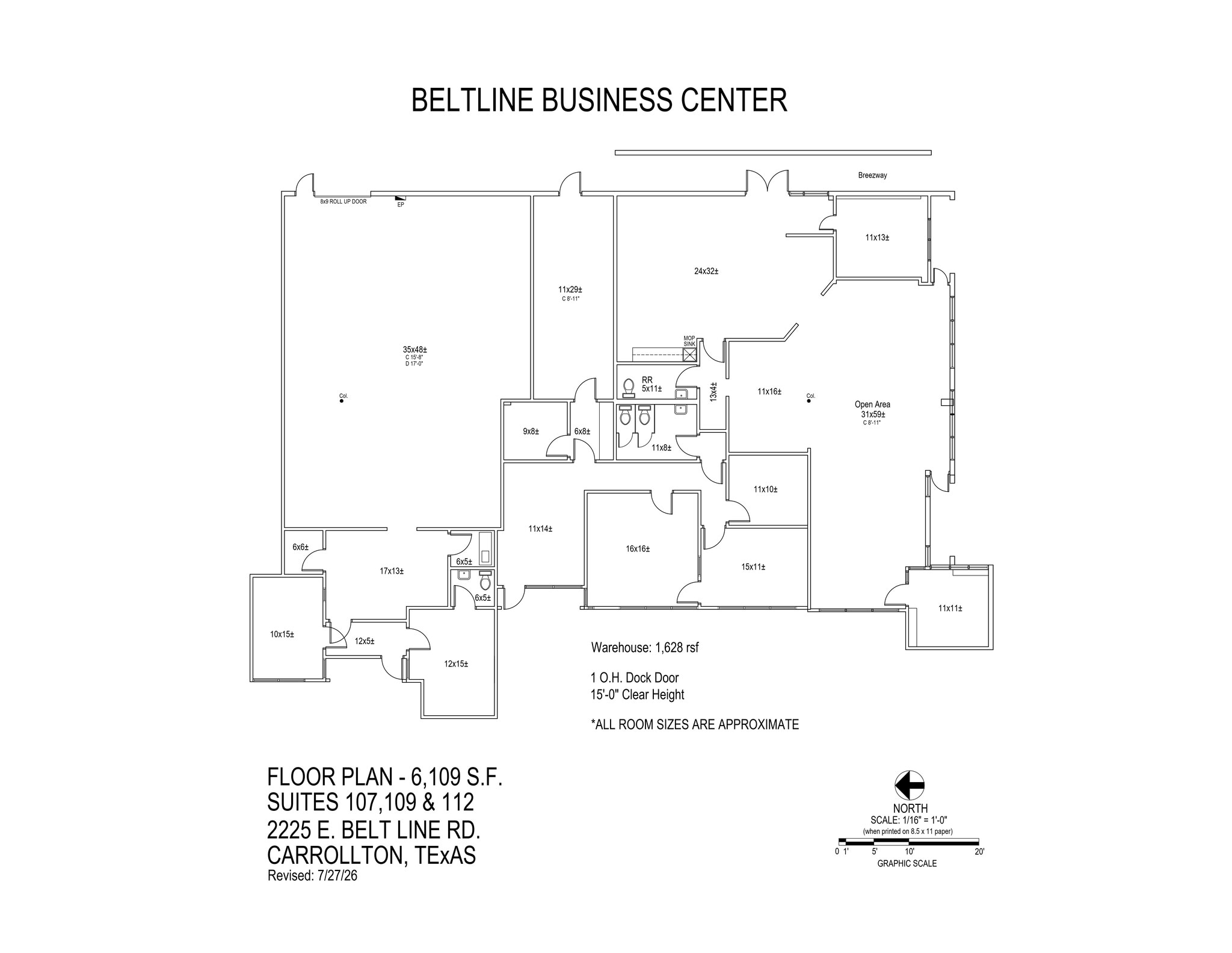 2225 E Belt Line Rd, Carrollton, TX à louer Plan de site– Image 1 sur 1