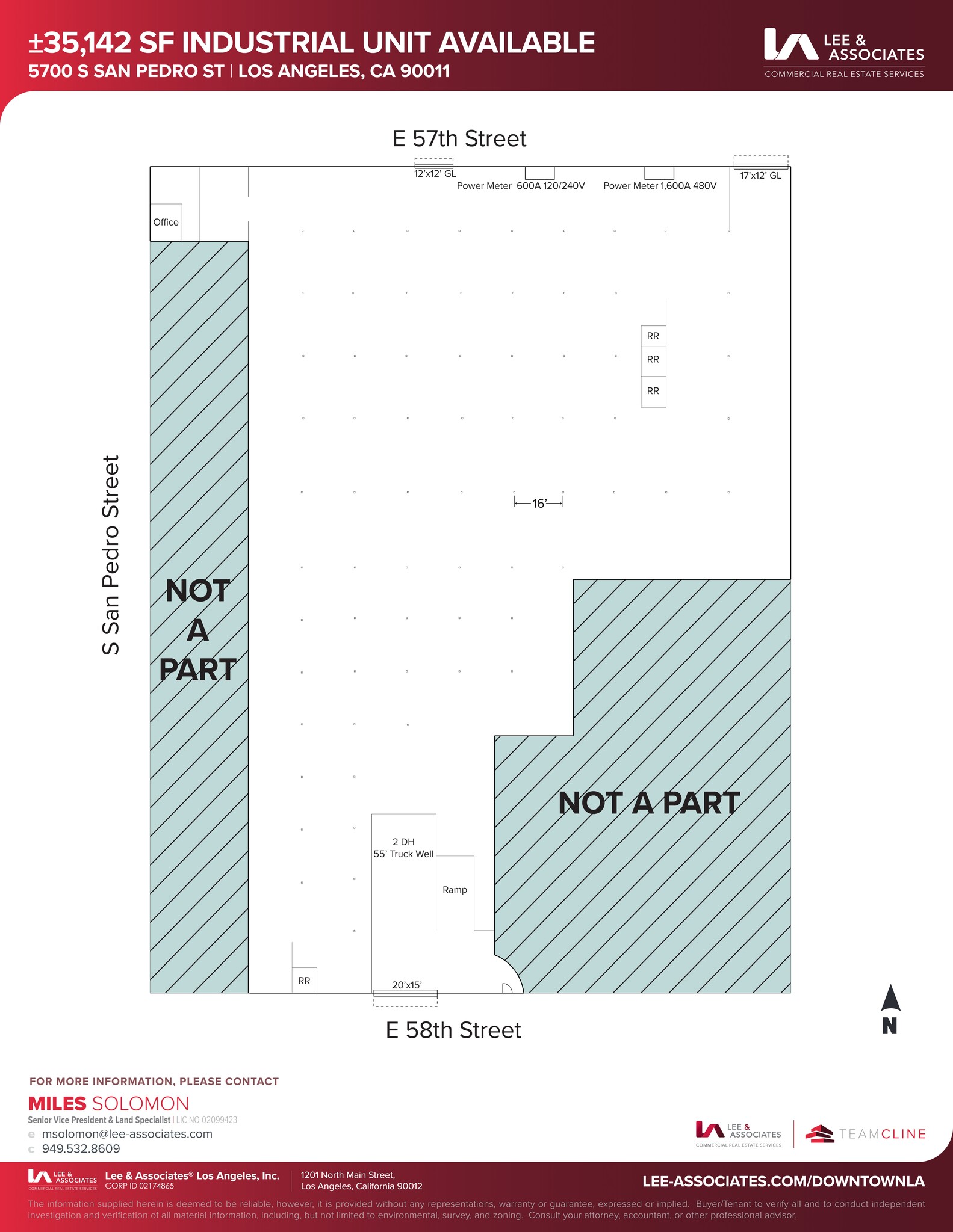5700 S San Pedro St, Los Angeles, CA à louer Plan de site– Image 1 sur 1