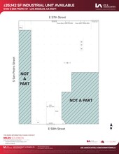 5700 S San Pedro St, Los Angeles, CA à louer Plan de site– Image 1 sur 1