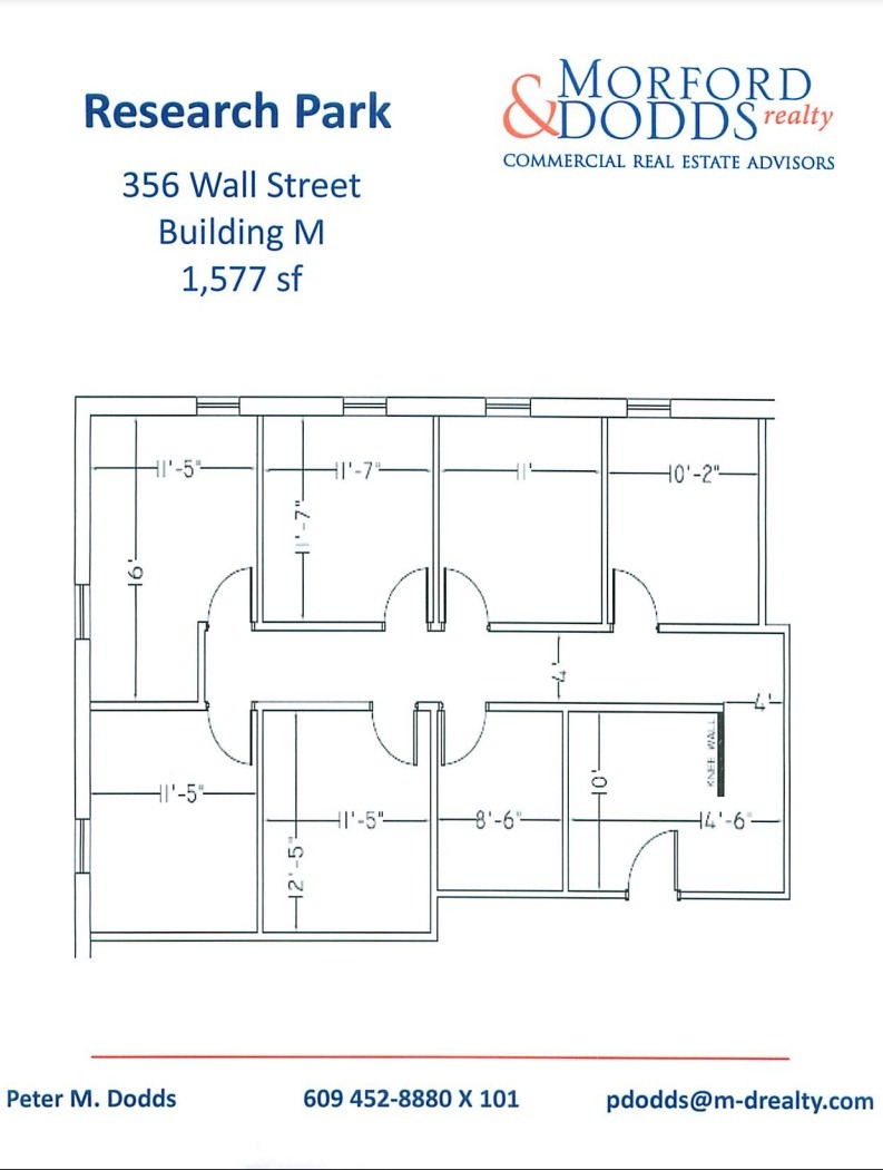 326-350 Wall St, Princeton, NJ à louer Plan d’étage– Image 1 sur 1