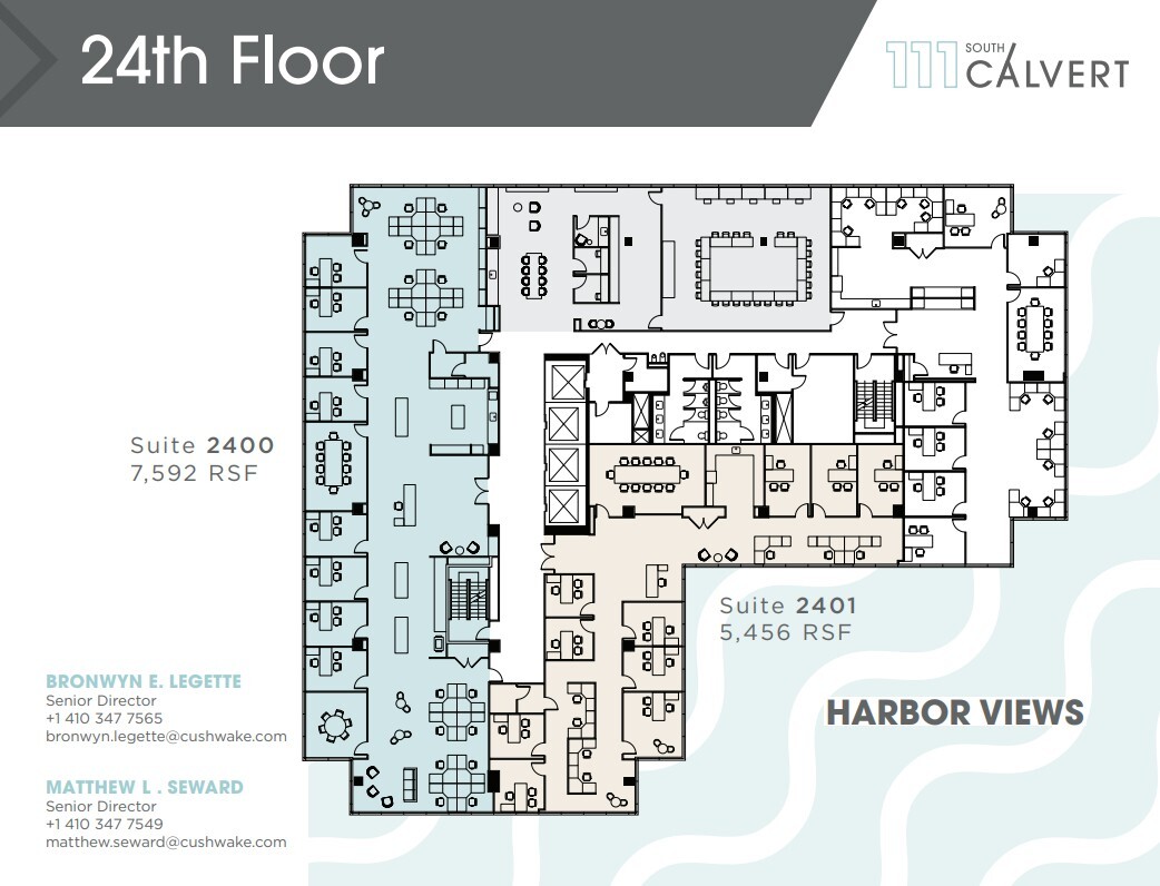 111 S Calvert St, Baltimore, MD à louer Plan d’étage– Image 1 sur 1