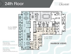 111 S Calvert St, Baltimore, MD à louer Plan d’étage– Image 1 sur 1