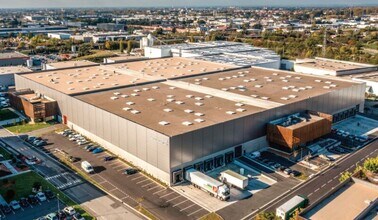 Toulouse - Vue aérienne vue de carte