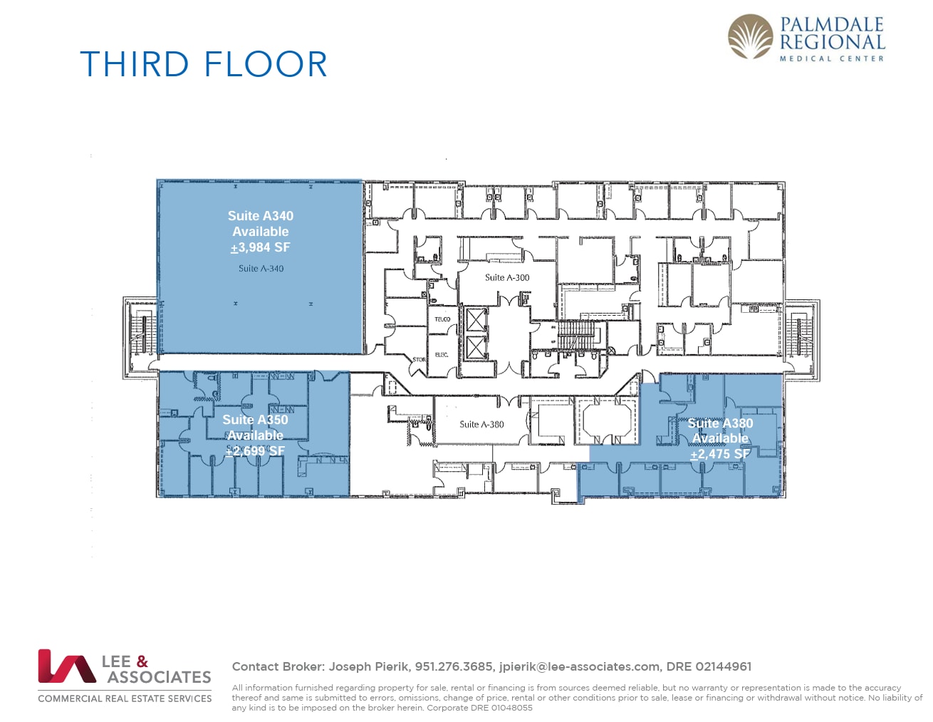 38660 Medical Center Dr, Palmdale, CA à louer Plan d’étage– Image 1 sur 1