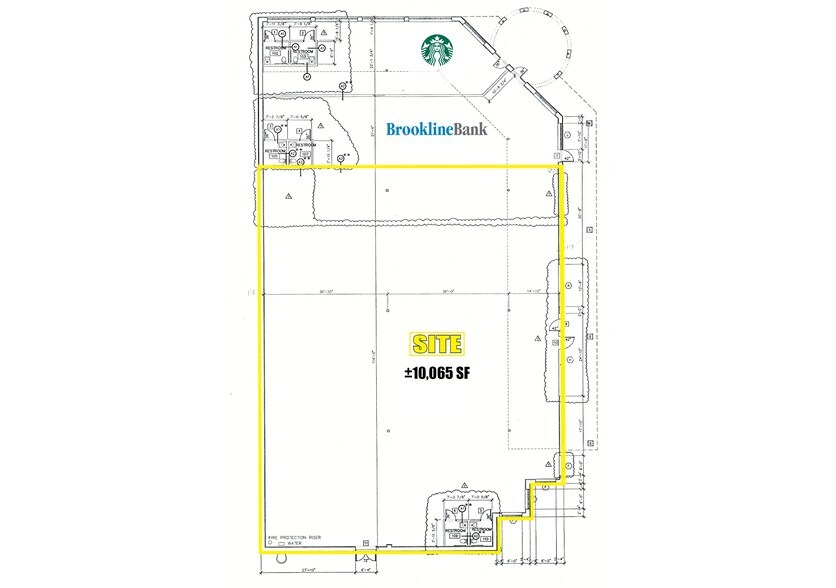 1804-1808 Centre St, West Roxbury, MA à louer - Plan de site – Image 2 sur 4