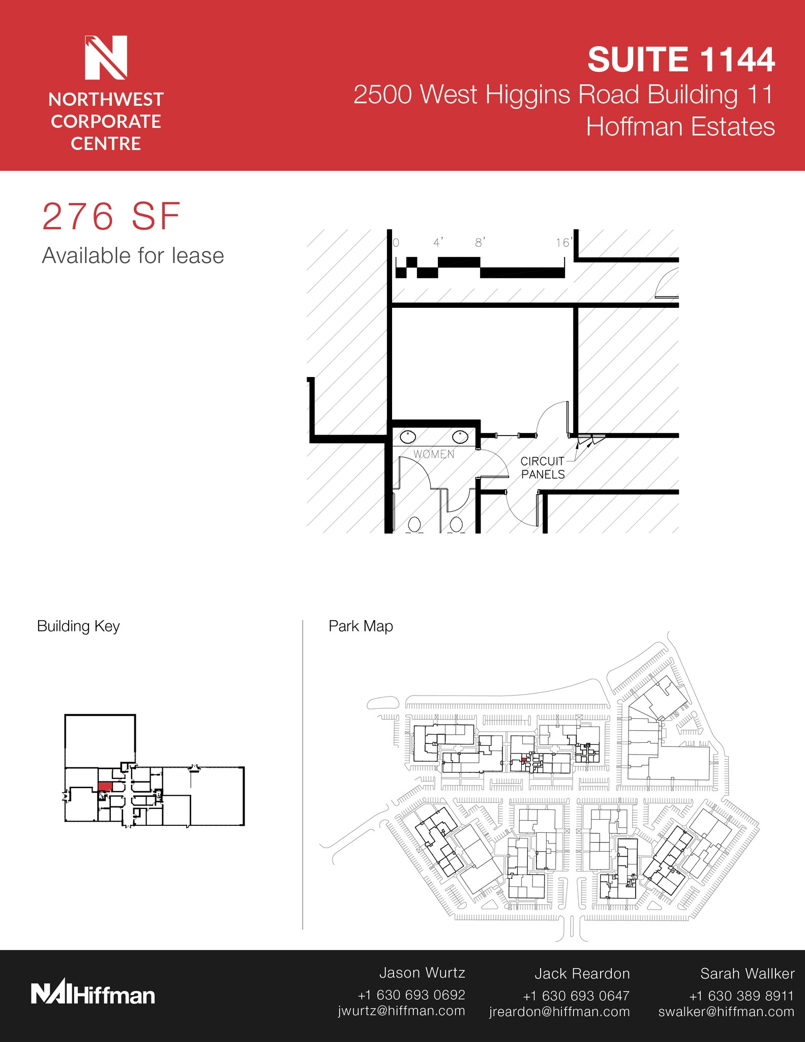 2500 W Higgins Rd, Hoffman Estates, IL à louer Plan d’étage– Image 1 sur 1