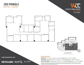 100 Pringle Ave, Walnut Creek, CA à louer Plan d’étage– Image 1 sur 1