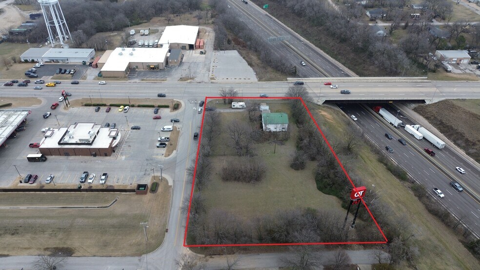 1124 9th st, Sapulpa, OK à vendre - Aérien – Image 2 sur 2