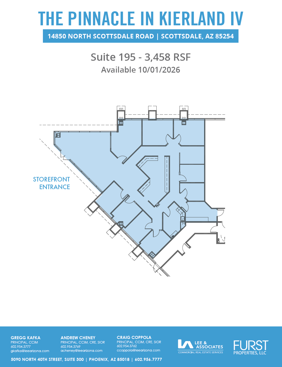 14850 N Scottsdale Rd, Scottsdale, AZ à louer Plan d’étage– Image 1 sur 1