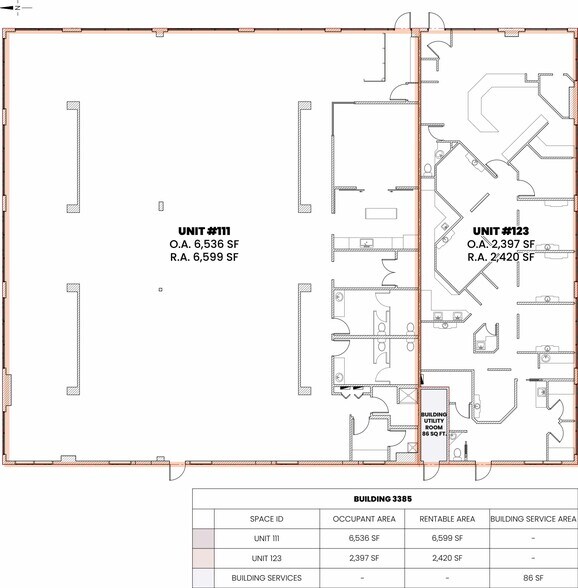 3383 26th Ave NE, Calgary, AB à louer - Plan d’étage – Image 3 sur 8