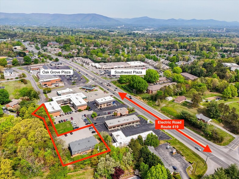 2129 Electric Rd, Roanoke, VA à vendre - Aérien – Image 3 sur 16