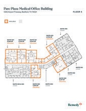 1305 Airport Fwy, Bedford, TX à louer Plan d’étage– Image 2 sur 2