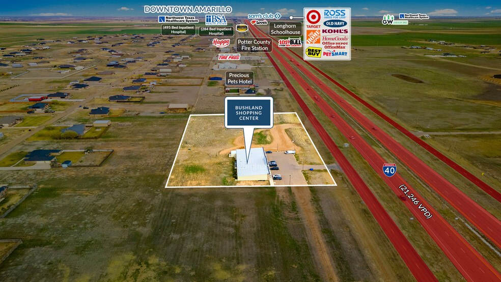 18746 Interstate 40 hwy, Bushland, TX à vendre - Photo de l’immeuble – Image 2 sur 5