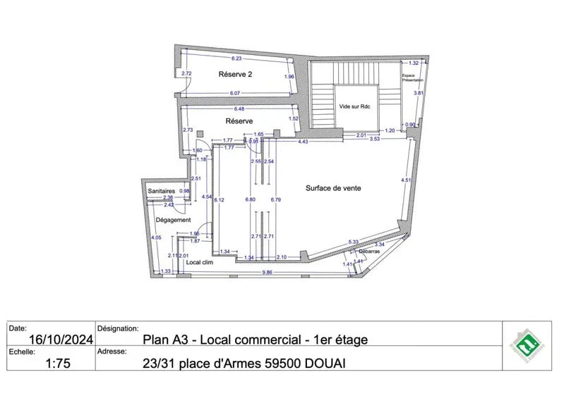 23 Place D'Armes, Douai à louer - Plan d’étage – Image 3 sur 10