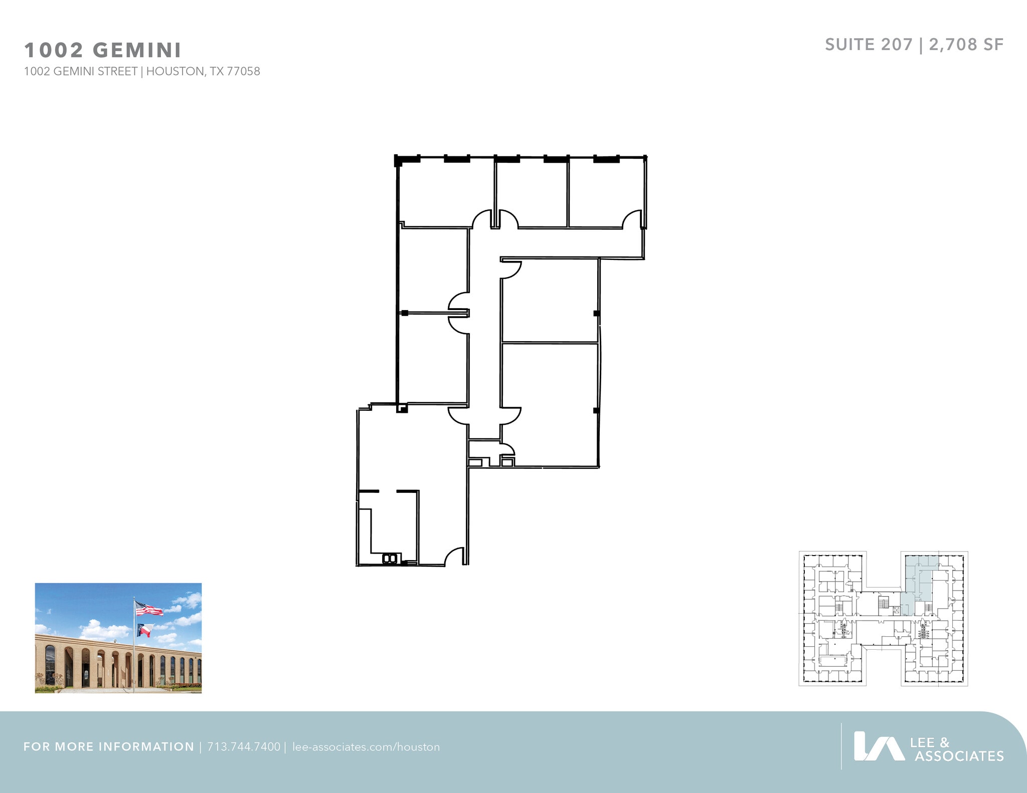 1002 Gemini St, Houston, TX à louer Plan d’étage– Image 1 sur 1