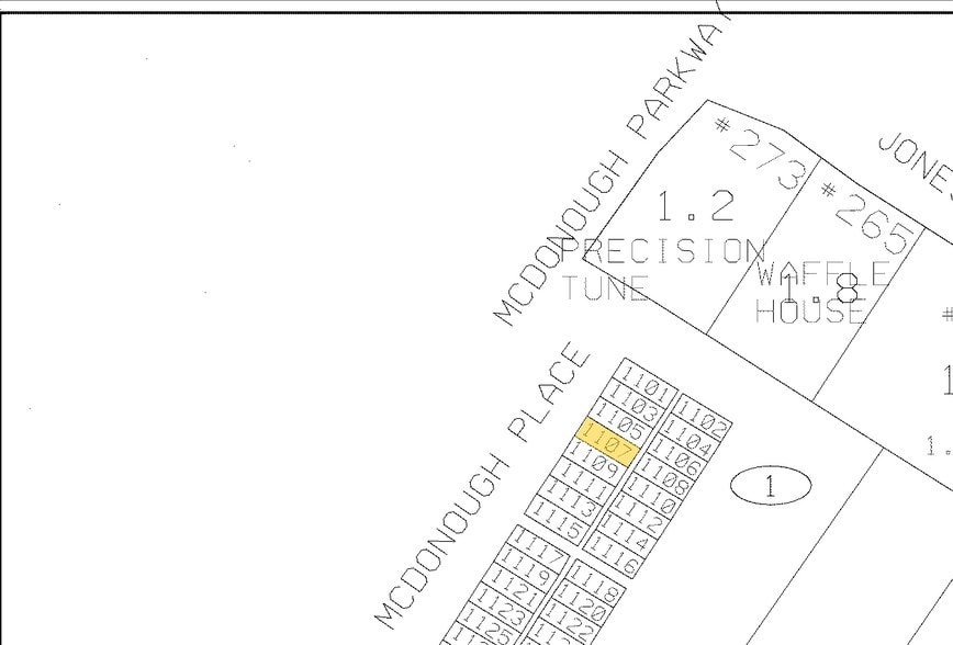 1305-1395 Mcdonough Pky, McDonough, GA à louer - Plan cadastral – Image 2 sur 16