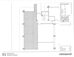 260 Maple Ct, Ventura, CA à louer Plan d’étage– Image 1 sur 1