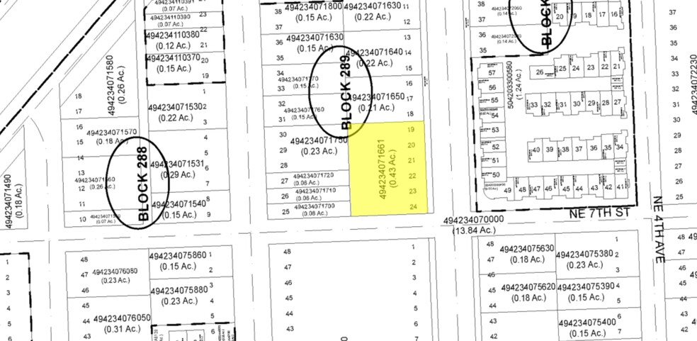 702 NE 2nd Ave, Fort Lauderdale, FL à louer - Plan cadastral – Image 1 sur 1