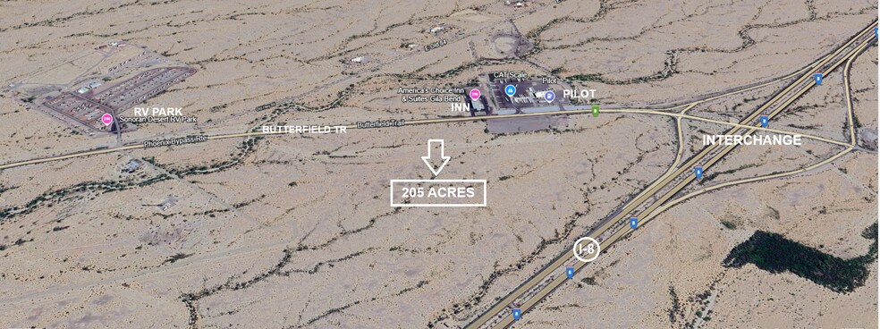 Butterfield Tr at I-8 Interchange, Gila Bend, AZ à vendre - Photo de l’immeuble – Image 3 sur 6