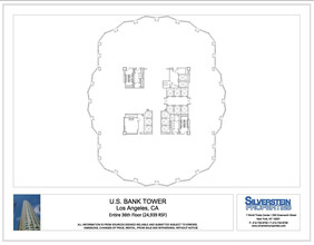 633 W 5th St, Los Angeles, CA à louer Plan d’étage– Image 2 sur 2