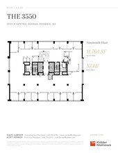 3550 N Central Ave, Phoenix, AZ à louer Plan d’étage– Image 1 sur 1